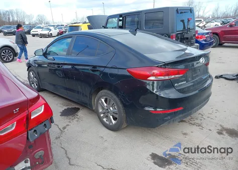 2018 Hyundai Elantra Sel from USA, damaged, VIN KMHD84LF6JU493349